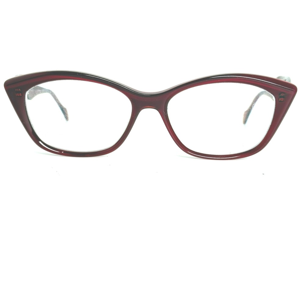 Face a Face Iness 3 Red Cat Eye Eyeglasses‎ Frames Made in France 22324